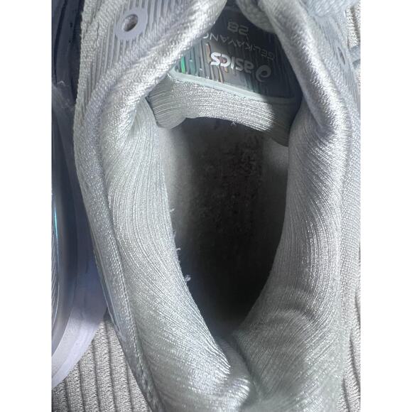 ASICS Gel-Kayano 28 Shoes Womens Size 8.5 Gray Silver Running Stability 1012B133 - Picture 11 of 13